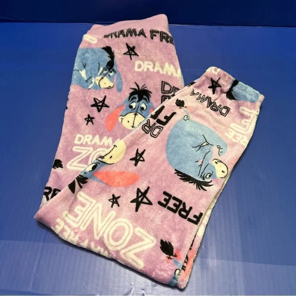 Disney Eeyore Pajama fleece pants M - Picture 5 of 6